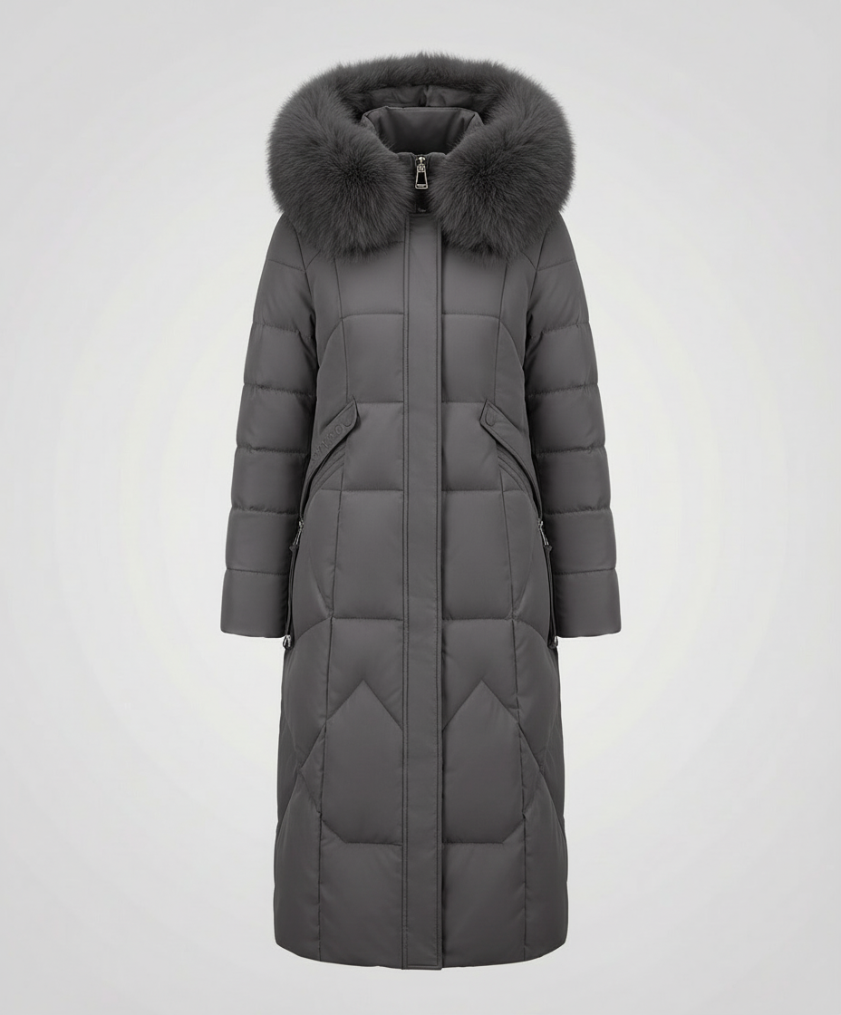 Warm elegant jacket winter women