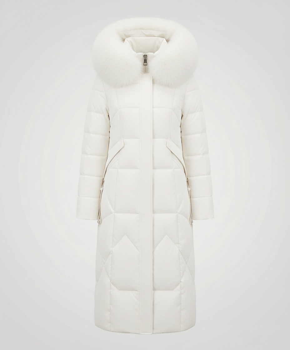 Warm elegant jacket winter women
