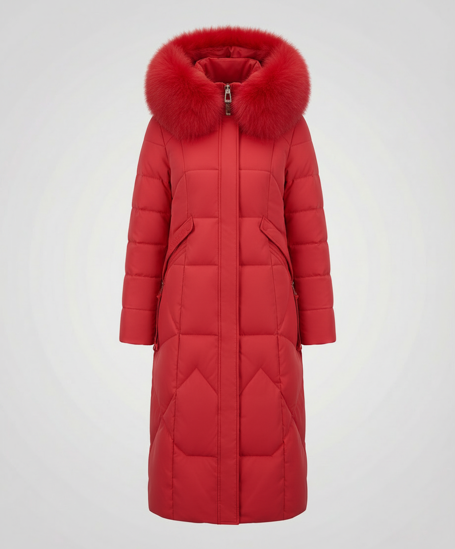 Warm elegant jacket winter women