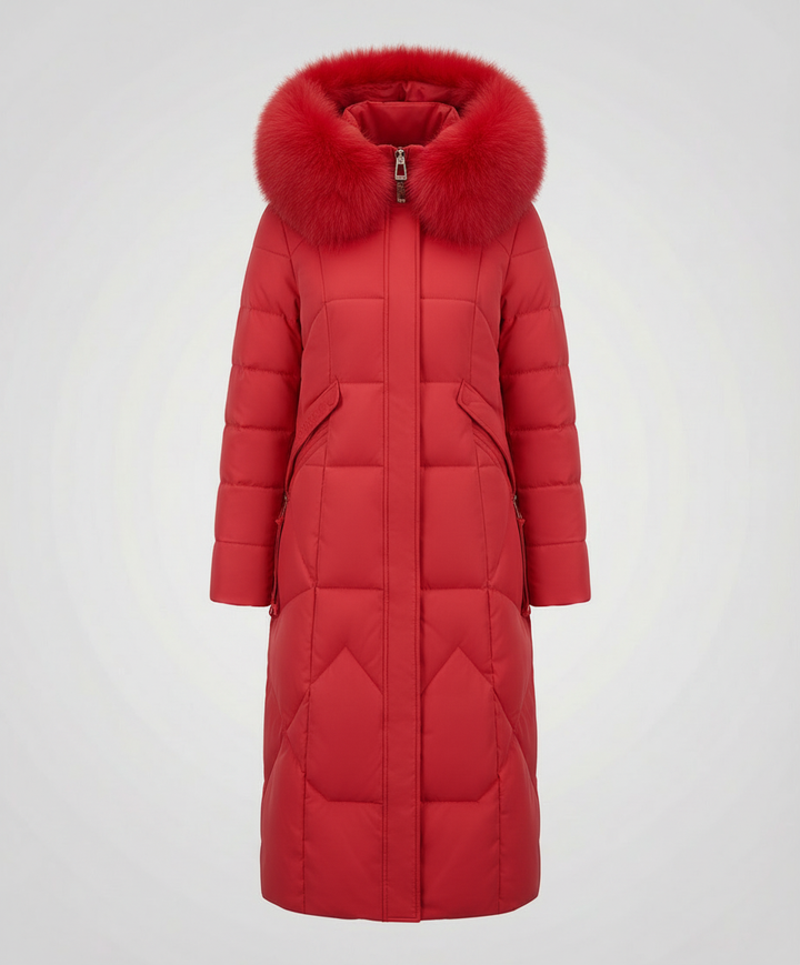 Warm elegant jacket winter women