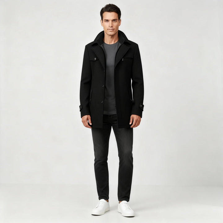 Modern water-repellent winter jacket comfort