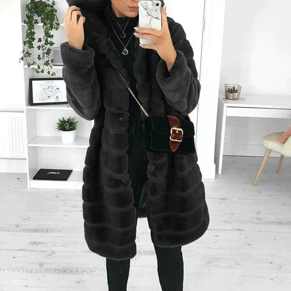 lovely Thick winter coat with hood
