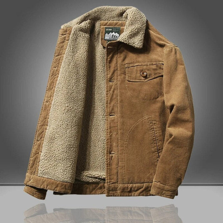 Jacket winter - classic placket button