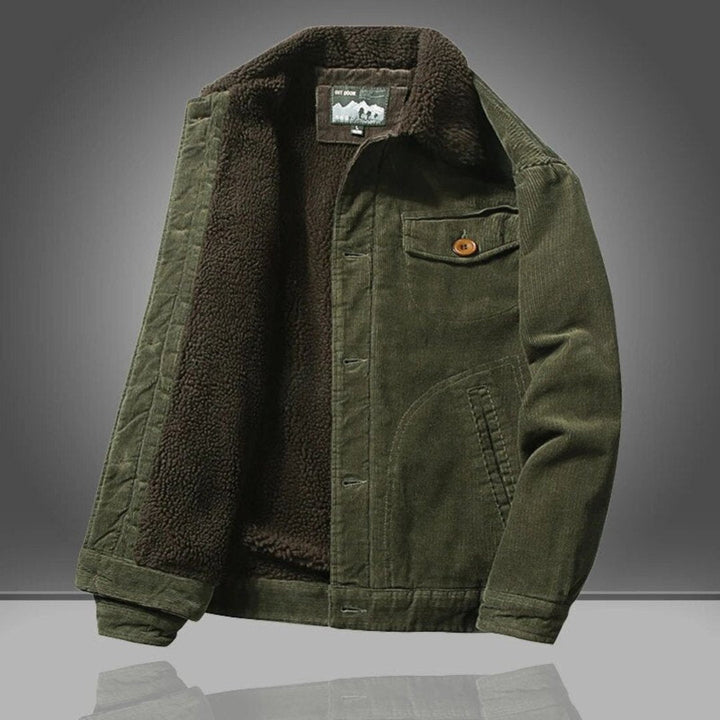 Jacket winter - classic placket button