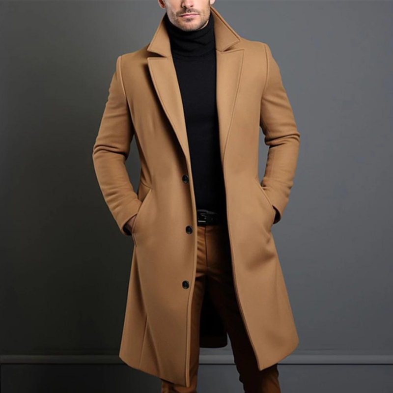 Jacket winter - Slim Fit long jacket