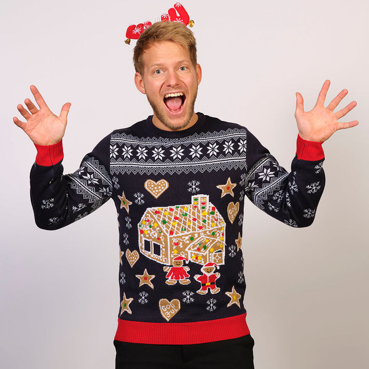 | The Gingerbread Christmas Sweater Men&