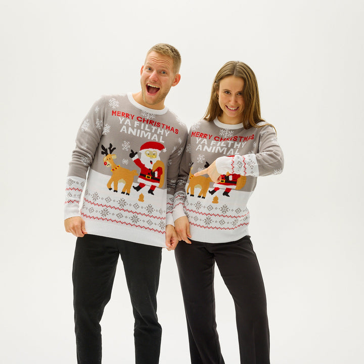 | Ya Filthy Animal Christmas Sweater Men