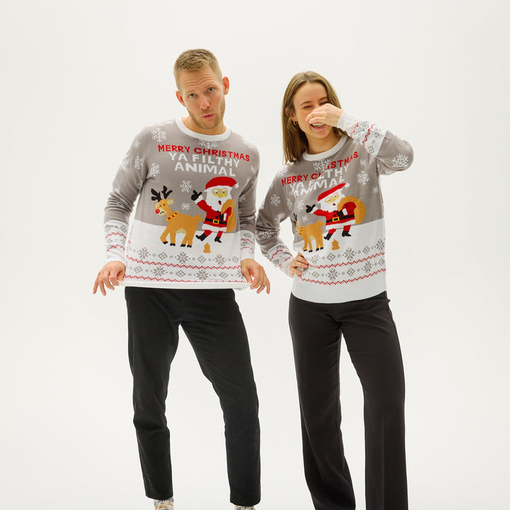 | Ya Filthy Animal Christmas Sweater Men