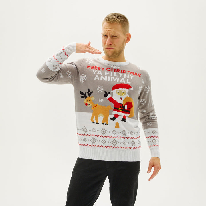| Ya Filthy Animal Christmas Sweater Men