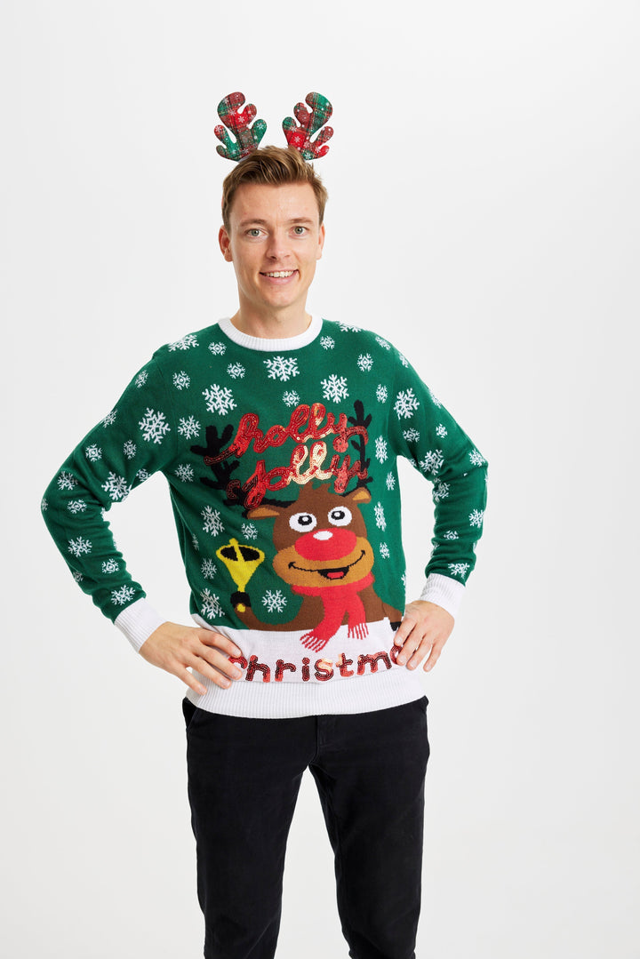 | Holly Jolly Christmas Christmas Sweater Men