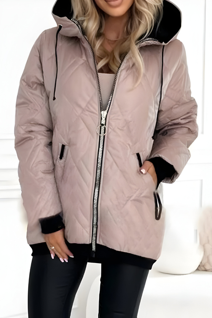Warm lightweight puffer jacket