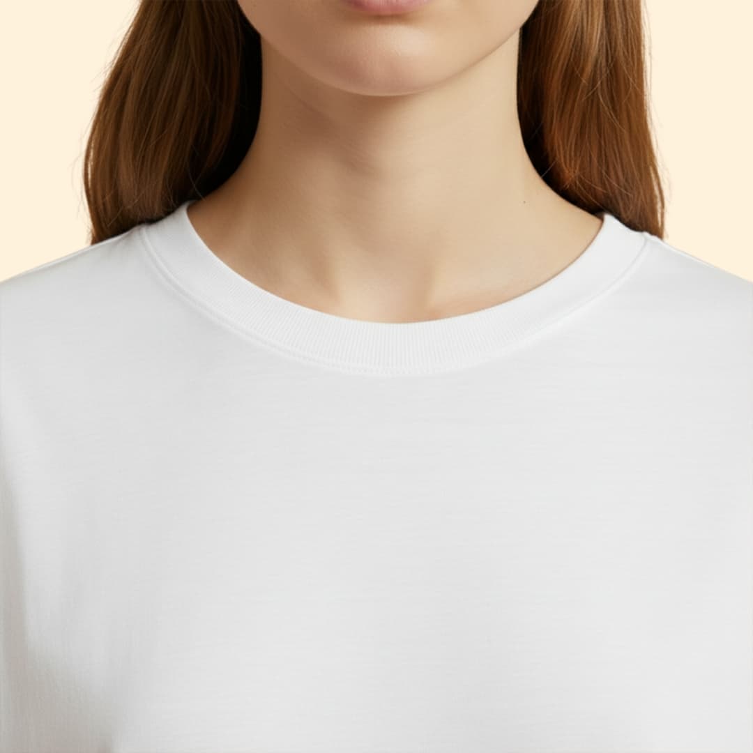 Men's Solid Color T-shirt with Relaxed Fit