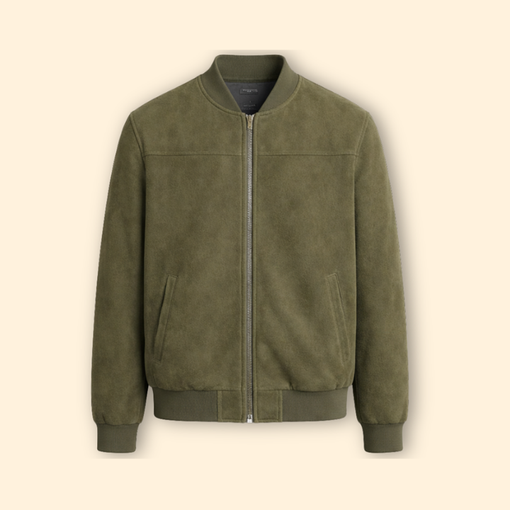 Men’s Bomber Jacket with Long Sleeve Style