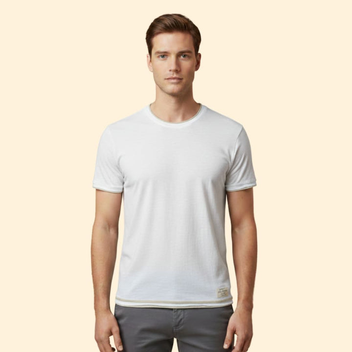 Men’s Vintage Fit T-shirt with Contrast Trim