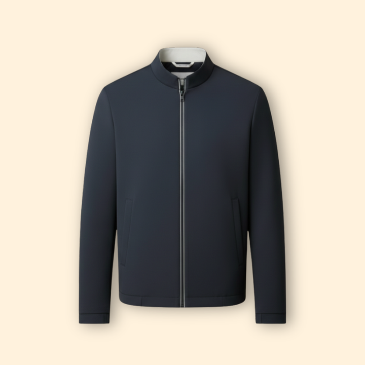 Men’s Bomber Jacket with Zip Closure