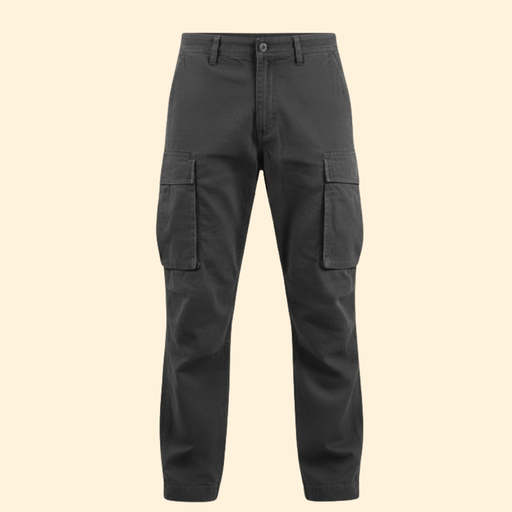 Men’s Cargo Trousers with Side Flap Pockets