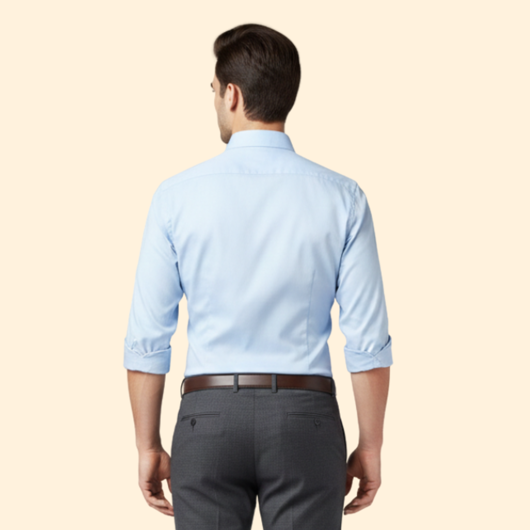 Men’s Long Sleeve Shirt with Classic Collar