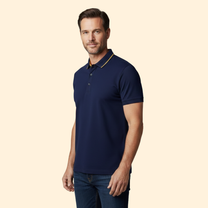 Men’s Polo Shirt with Short Sleeve Style