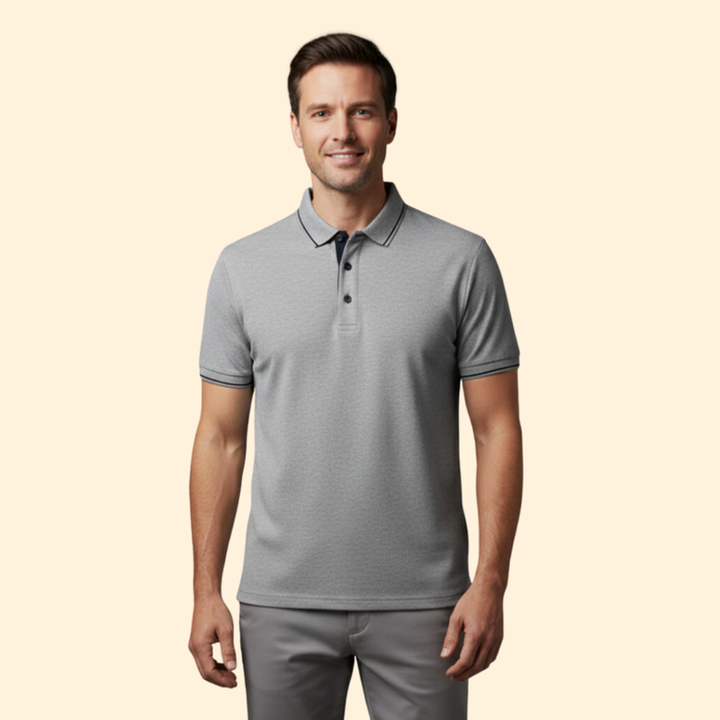 Men’s Polo Shirt with Short Sleeve Style