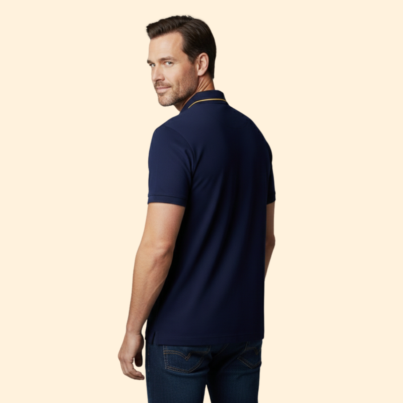 Men’s Polo Shirt with Short Sleeve Style
