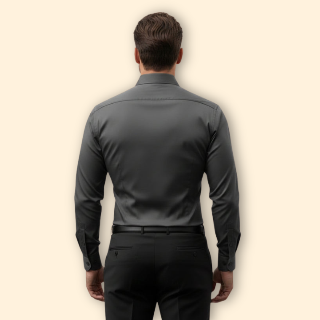 Men’s Slim Fit Shirt with Button Closure