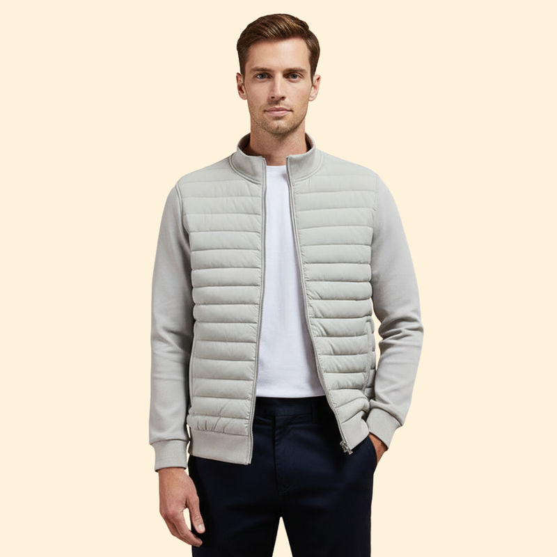 Men’s Zip-Up Bomber Jacket