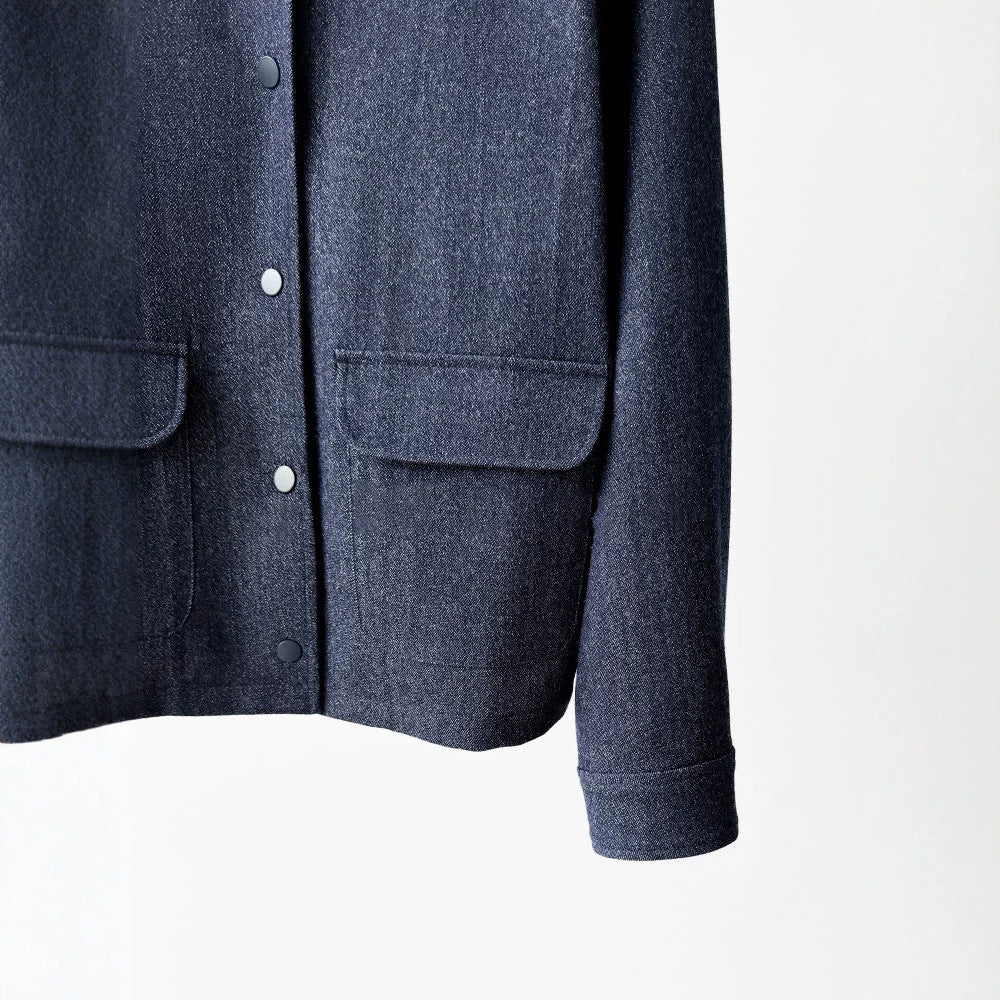 Women Fashion Jacket with Buttons and Practical Pockets
