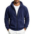 Men's Teddy-Fleece Hooded Jacket with Zip