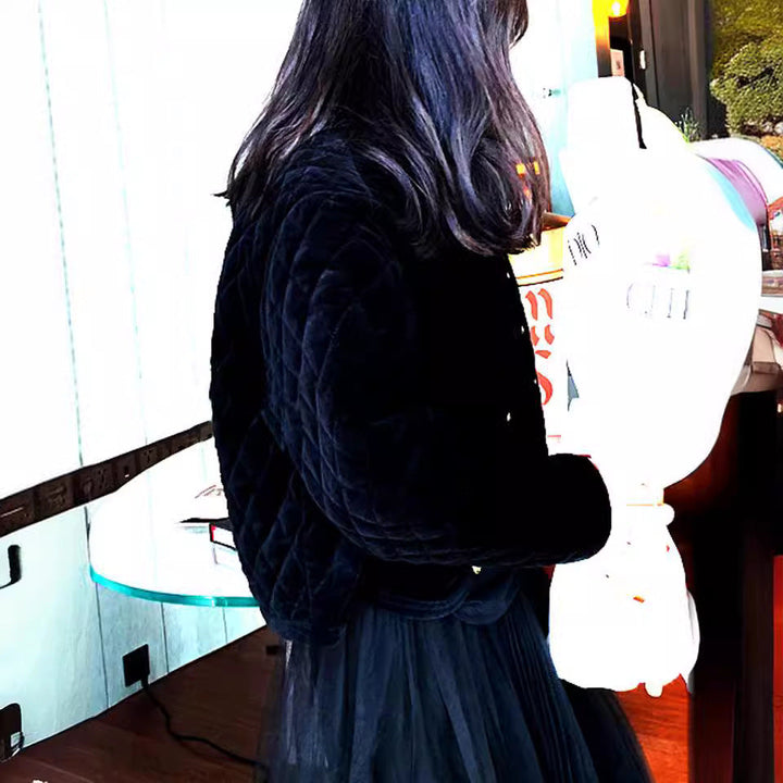 Women Patterned Quilted Jacket