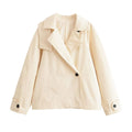 Coat Trench coat Women's Stylish Casual Elegant