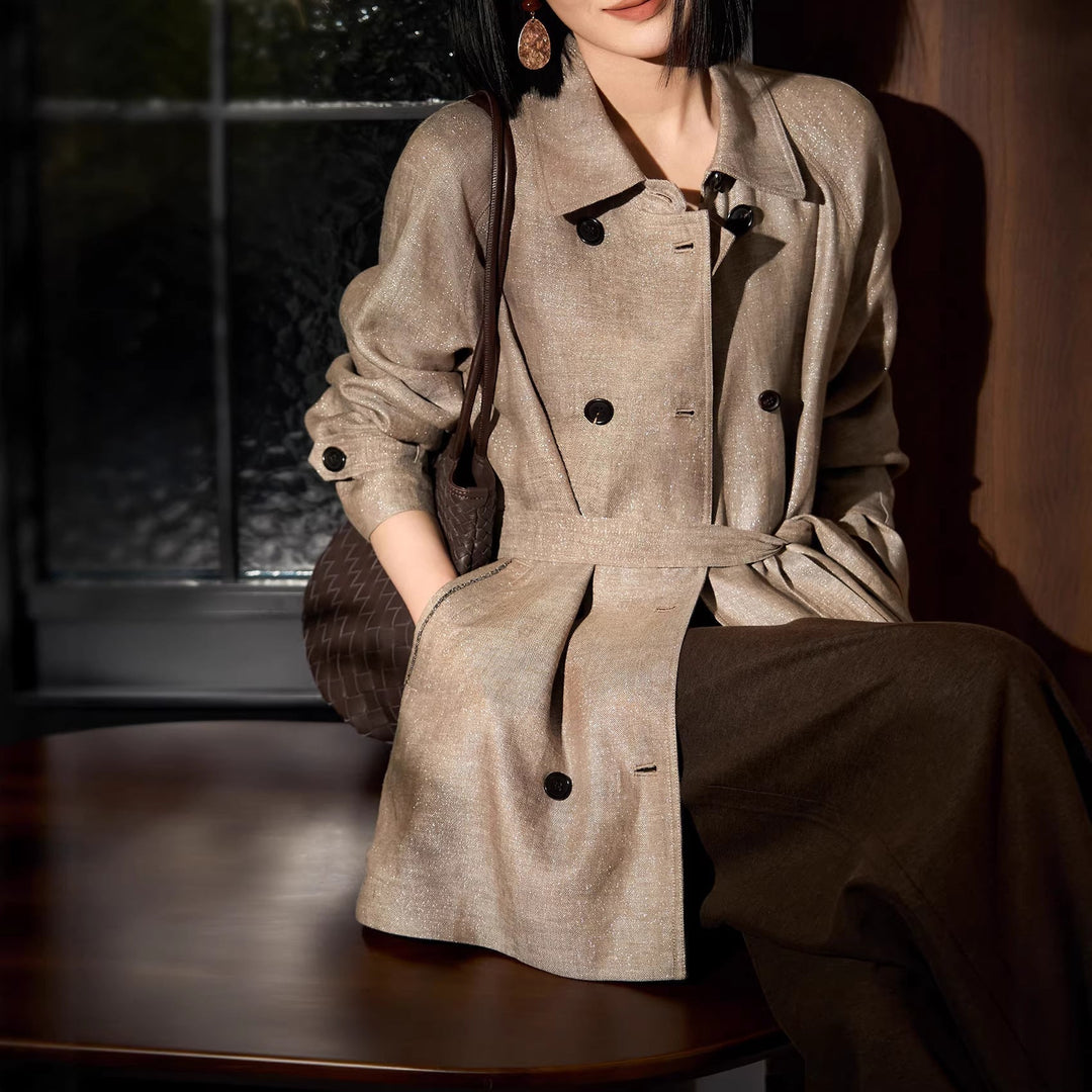 Women Elegant and Timeless Trench Coat