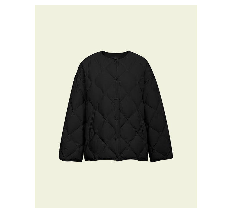 Women Fashionable Long Down Jacket