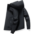 Men's  waterproof breathable hooded softshell jacket with taped seams