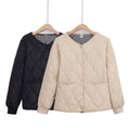 Jacket quilted women's lightweight padded down