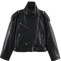 Jacket Biker jacket Women's Comfortable Stylish Casual