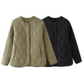 Jacket quilted women's breathable lightweight padded