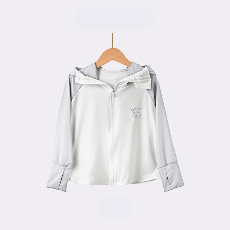 Jacket kids with protection UV breathable lightweight