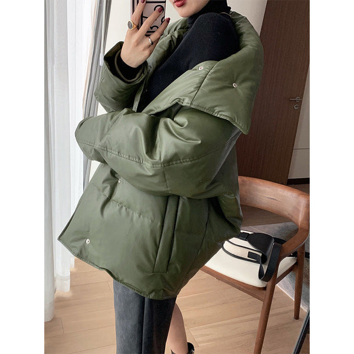 Women Trendy Oversized Down Jacket