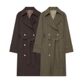 Coat trench coat women's breathable padded warm