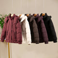 Jacket down women's quilted padded winter