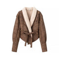 Coat trench coat women's windproof padded winter