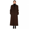Women's Maximal One-Button Coat in Oversized Cut with Classic Lapel