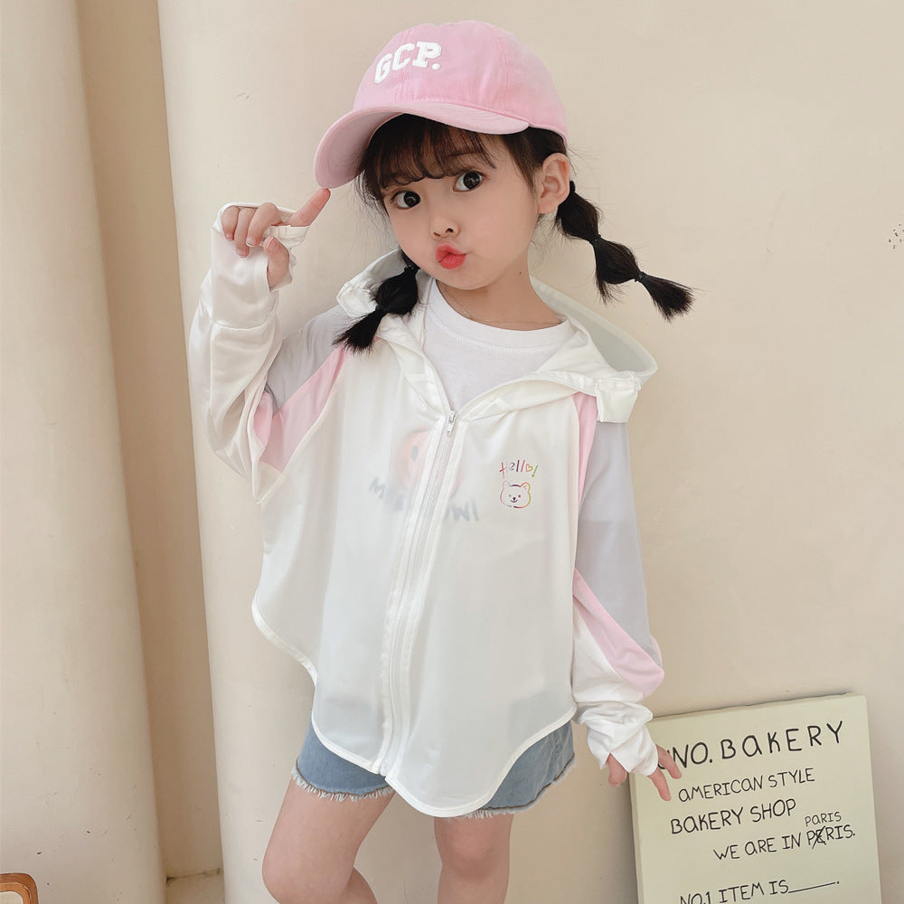 Jacket unisex with protection UV breathable lightweight