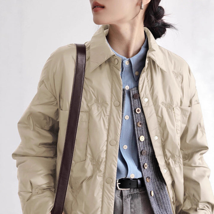 Ladies elegant and padded transitional jacket Drune