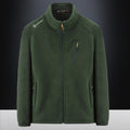 Men's fleece jacket with high thermal insulation