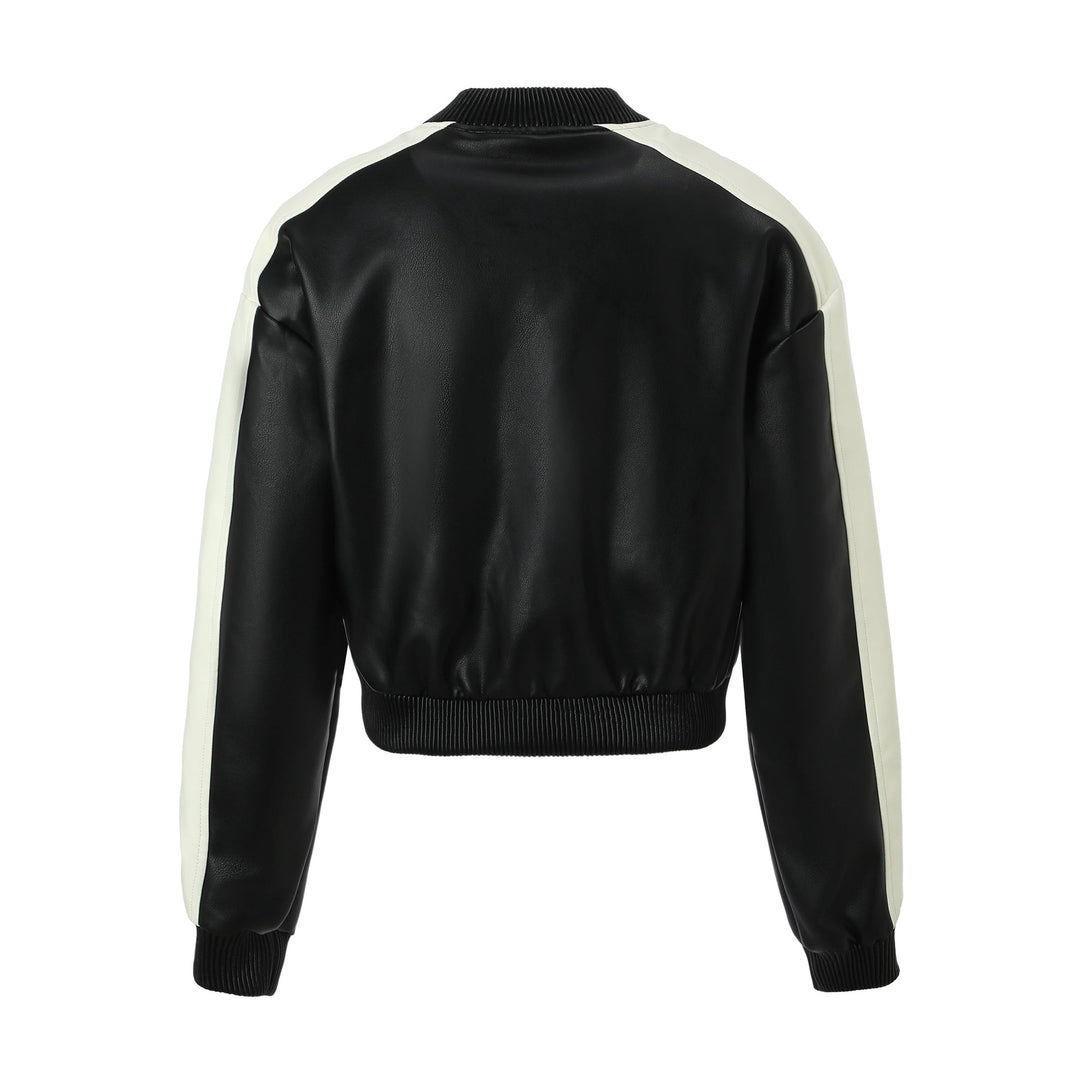Jacket with Faux leather Women&