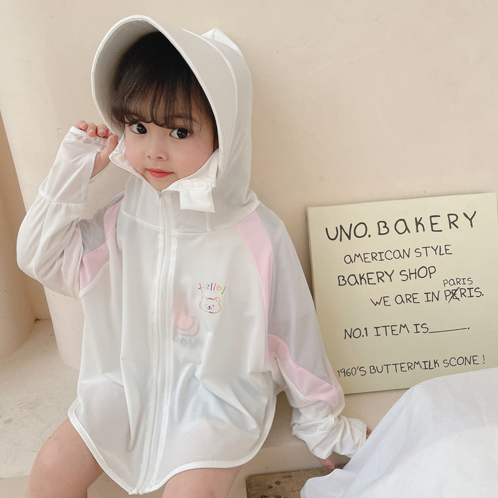 Jacket unisex with protection UV breathable lightweight