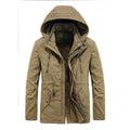 Men's Functional Water-Repellent Hooded Jacket