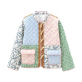 Jacket down women's lightweight quilted warm