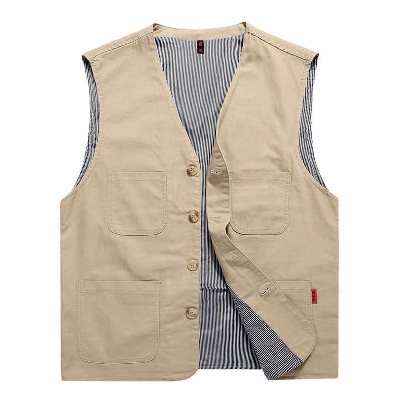 Gilet unisex warm with pockets long